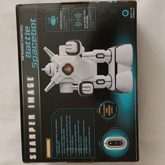 Sharper Image Infrared Control RC Wireless Battle Spacebot Mini Robot SEALED - Picture 3 of 14